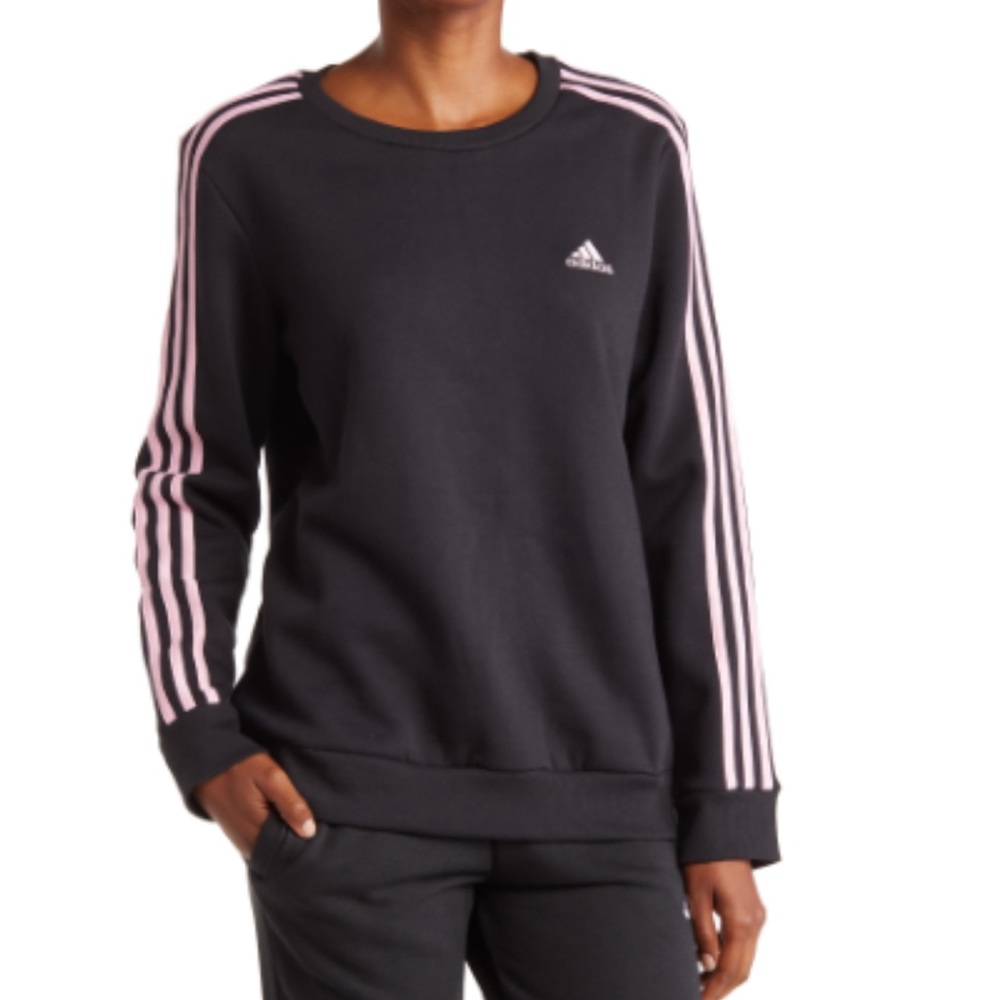 Adidas BUNDLE. GREAT DEAL. Fleece sweatshirt, leggings, and track pants. Cozy!